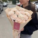 Букет «11 нежных диантусов» из гвоздик