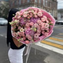 Букет «Мечта» из роз и эустом