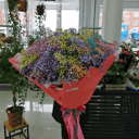 Букет «Радуга цвета» из гипсофил