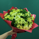 Букет «Фантазия 7» из хризантем