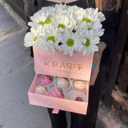 Шкатулка с хризантемой розовая