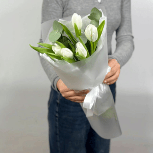Букет «Радость дня» из тюльпанов