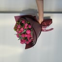 Букет «Розы цвета фуксия»