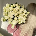 Композиция «Белоснежная мечта» из роз