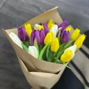 Букет «21 Тюльпан микс»
