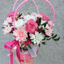 Коробка с цветами «Мечты» из хризантем