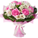 Букет «Розовый вечер»