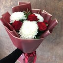 Букет «Смелость» из хризантем