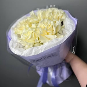 Букет «"Белоснежка" 5 французских роз»