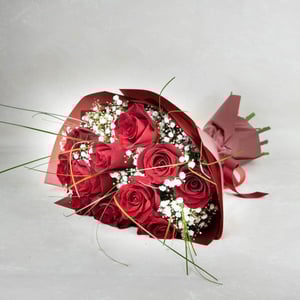 Букет с гипсофилой