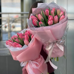 Букет «Корона» из тюльпанов