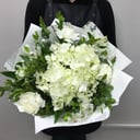 Букет «Зефир» из альстромерий и гвоздик