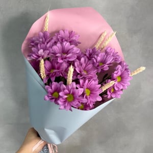 Букет «Комплимент» из хризантем