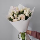 Букет «Весенние настроение» из тюльпанов