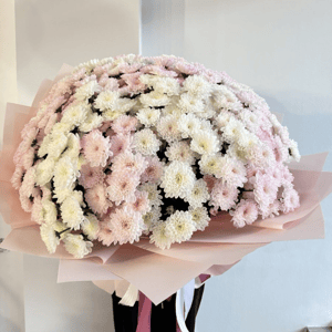 Букет из 51 кустовой хризантемы