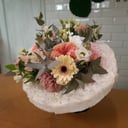 Букет «Вдохновение» из эустом и хризантем