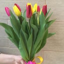 Букет «Радуга» из тюльпанов