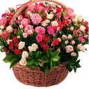 Корзина с цветами «Радую тебя»