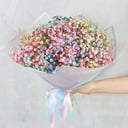 Воздушный букет из гипсофилы