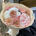 Букет «Волшебные грёзы» из хризантем и гортензий