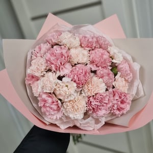 Букет «23 диантуса» из гвоздик