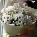 Букет «Ромашковый блюз» из хризантем