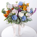 Букет «Мелодия природы» из экзотических цветов и фрезии