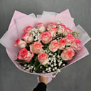 Букет из бело-розовых роз Джумилия