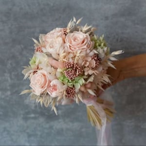 Букет невесты из сухоцветов