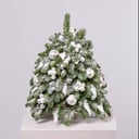 Новогодняя композиция из живой пихты 2