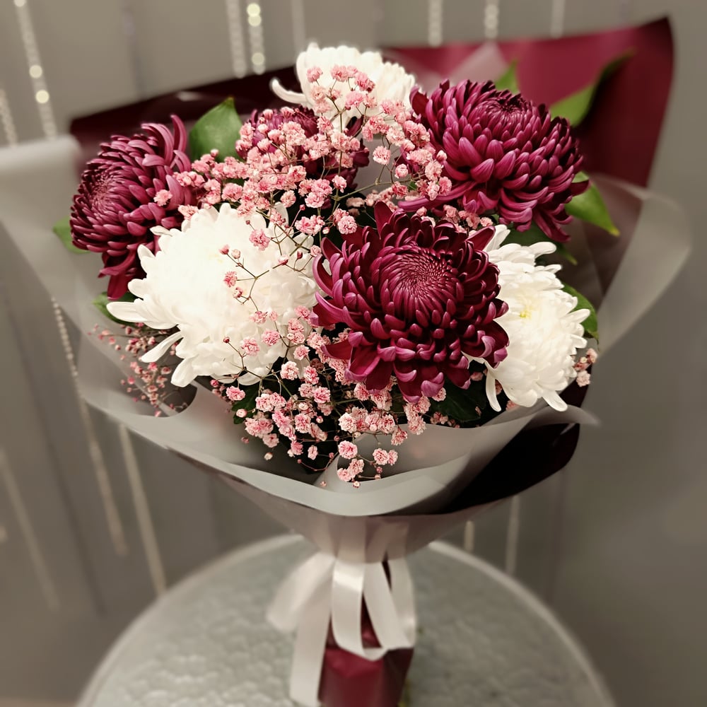 Букет «Шардоне» из хризантем