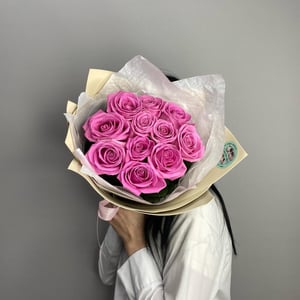 Букет из 11 розовых роз