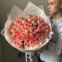 Букет «51 розовая кенийская роза»