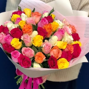 Букет из 35 кенийских роз