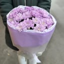 Монобукетик из 5и хризантем