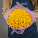 Букет «Махровый нарцисс» из экзотических цветов