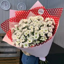 Букет «Гигантская любовь» из хризантем