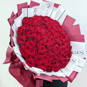 Букет из 101 красной розы