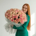 Букет «101 роза в дизайнерском оформлении»