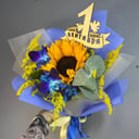 Букет «Солнышко» из подсолнухов