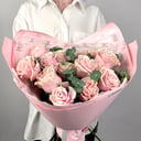 Монобукет из розовых роз 3