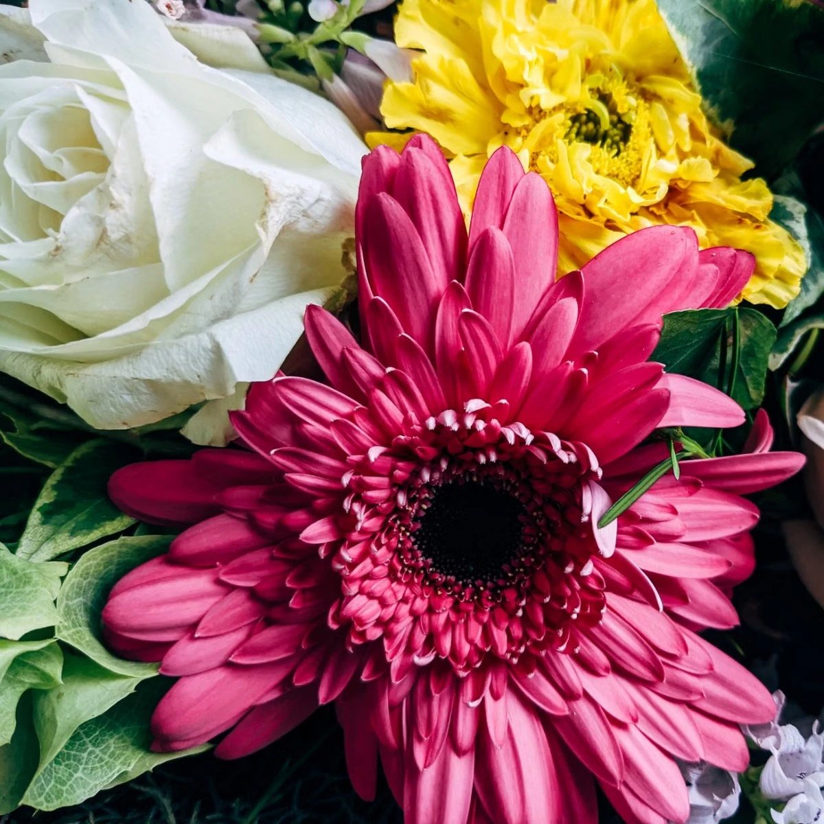 Blumenlieferung an die Haustür