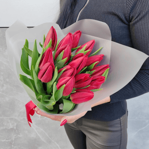 Букет красных тюльпан. Хит