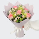 Букет «Розовый вальс»