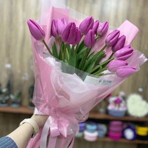 Букет из тюльпанов
