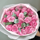 Монобукет из кружевной розы