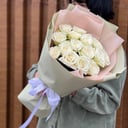 Букет «15 белых роз»