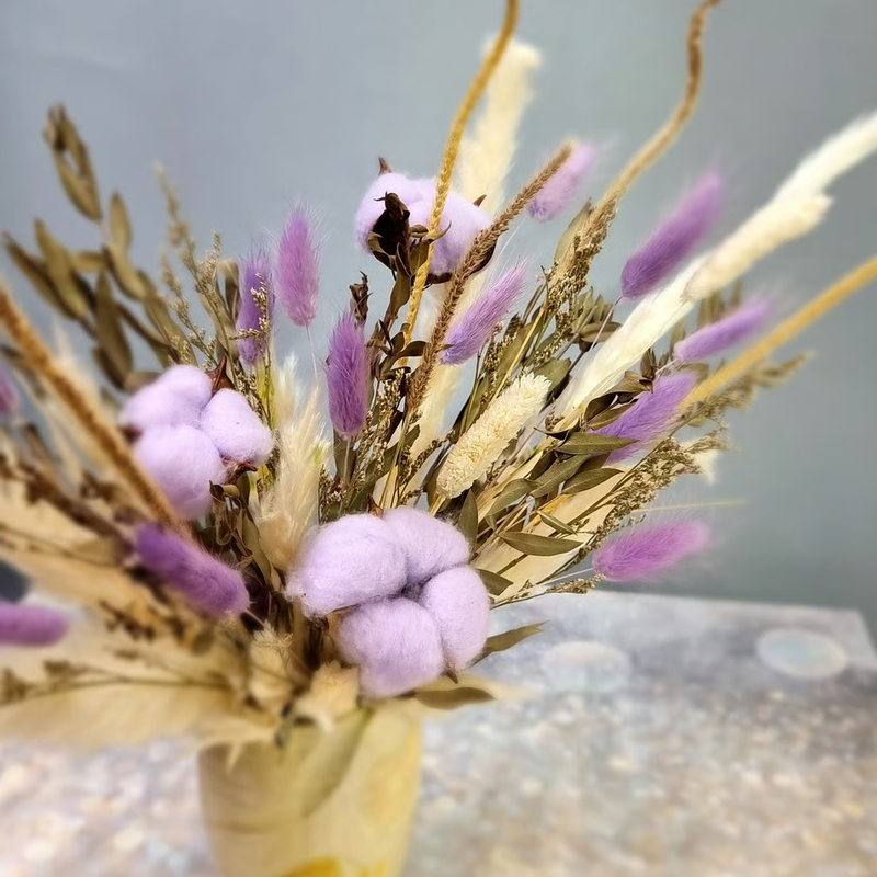 декор из сухоцветов