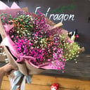 Букет «Радуга» из гипсофил