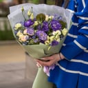 Букет «Восточная сказка» из гвоздик и роз